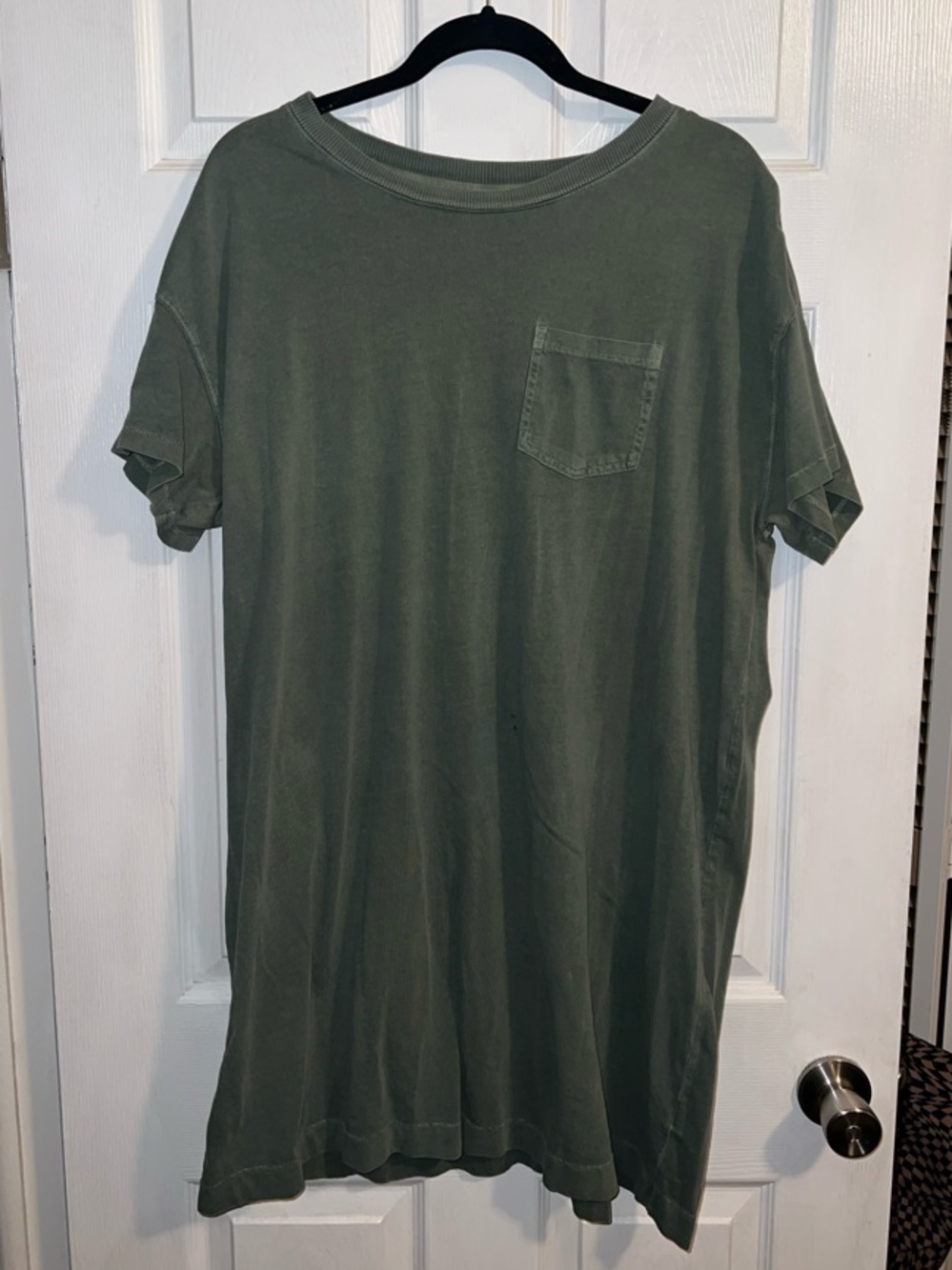 Old Navy Women’s T-Shirt Dress Olive Green